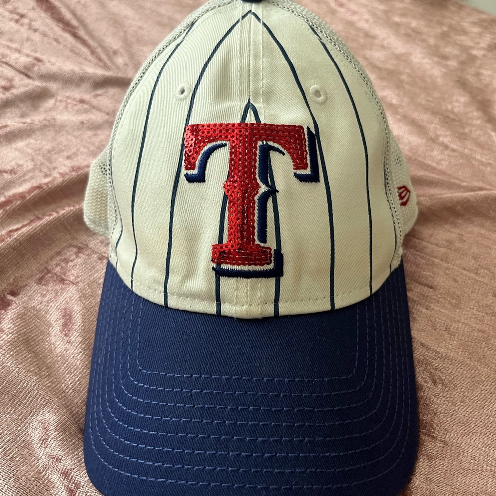 Texas Rangers Sequin Cap